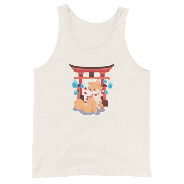 Yokai Shiba / Light Red Shiba Unisex Tank Top