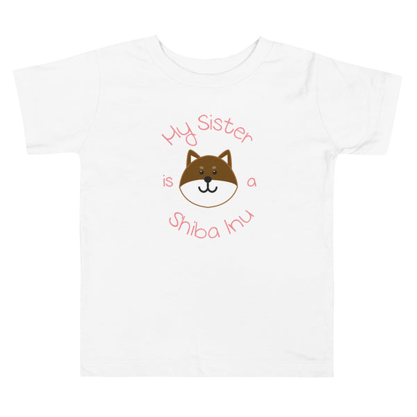 My Sister is a Shiba Inu / Sesame Shiba Toddler T-Shirt
