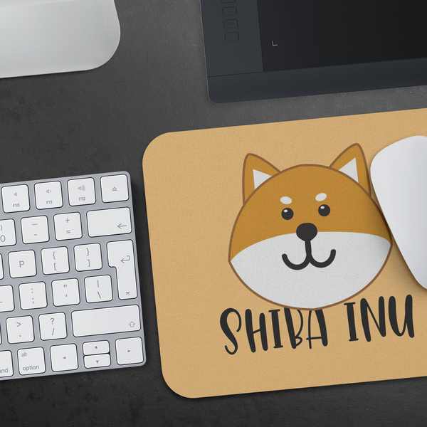 Red Shiba Inu Mousepad