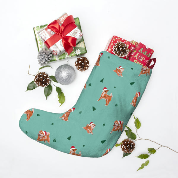 Shiba Inu Christmas / Red Shiba Christmas Stocking