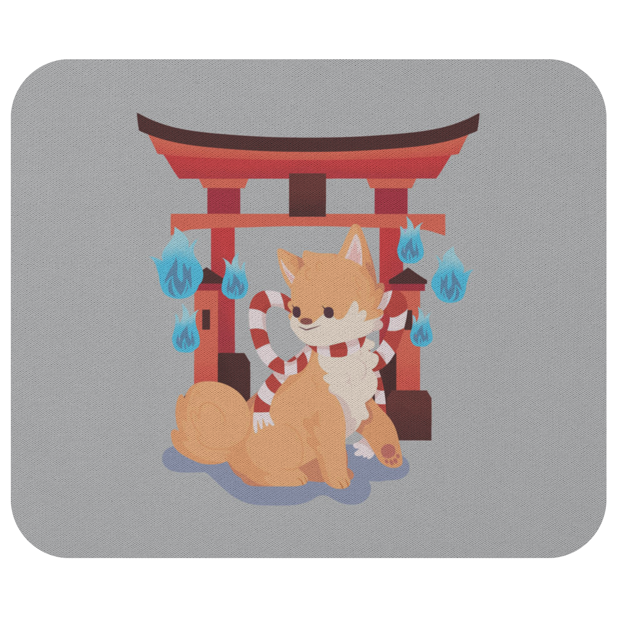 Yokai Shiba / Light Red Shiba Mousepad