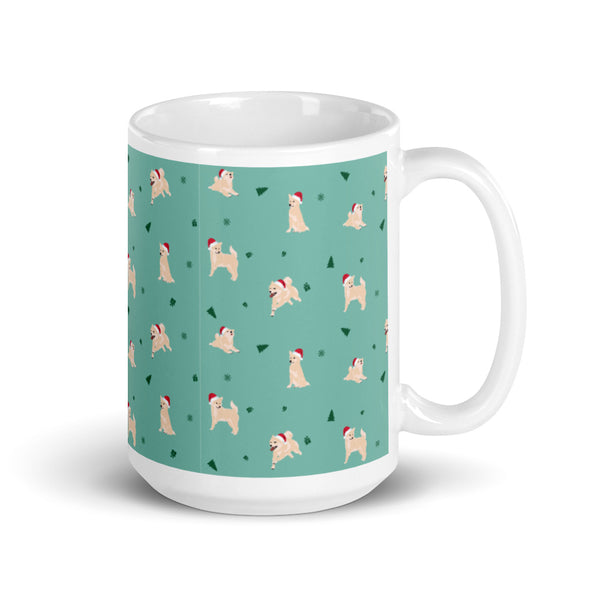 Shiba Inu Christmas / Cream Shiba Mug