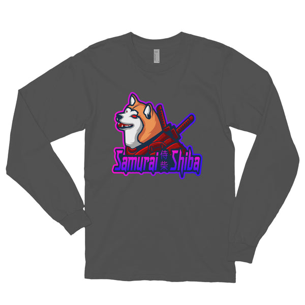 Samurai Shiba Unisex Long-Sleeve T-Shirt