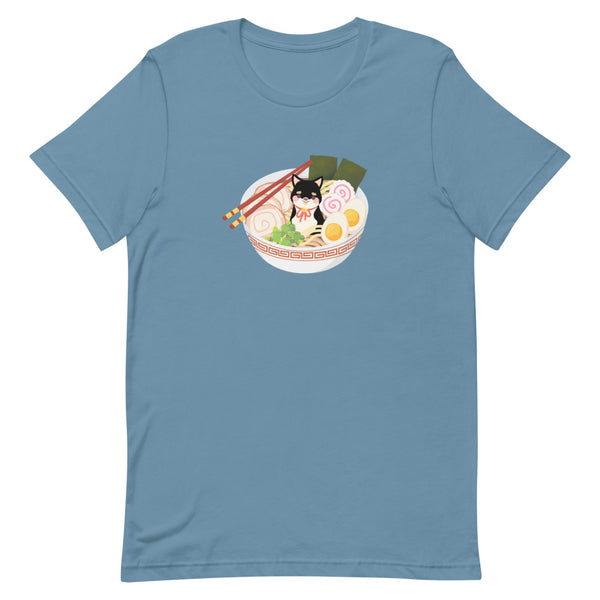 Ramen Shiba / Black and Tan Shiba Unisex T-Shirt