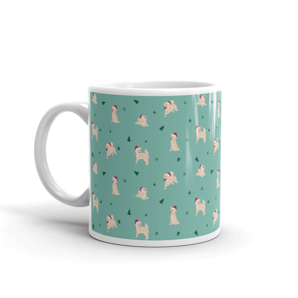 Shiba Inu Christmas / Cream Shiba Mug