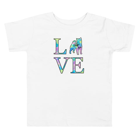 Love Shiba Inu Toddler T-Shirt
