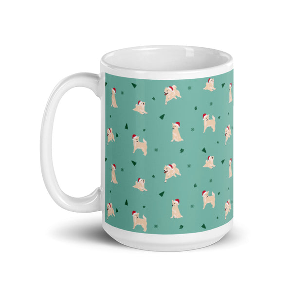 Shiba Inu Christmas / Cream Shiba Mug