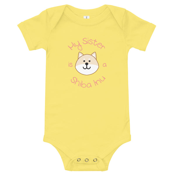 My Sister is a Shiba Inu / Cream Shiba Onesie