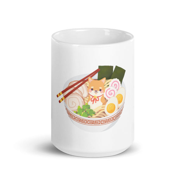 Ramen Shiba / Light Red Shiba Mug