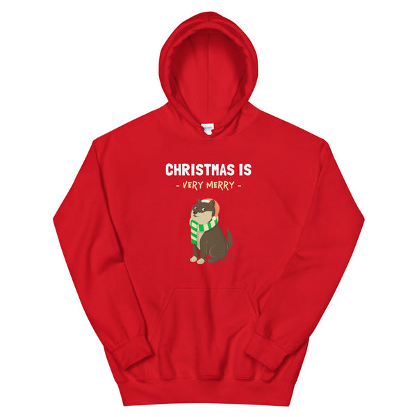 Christmas is Very Merry / Sesame Shiba Unisex Hoodie