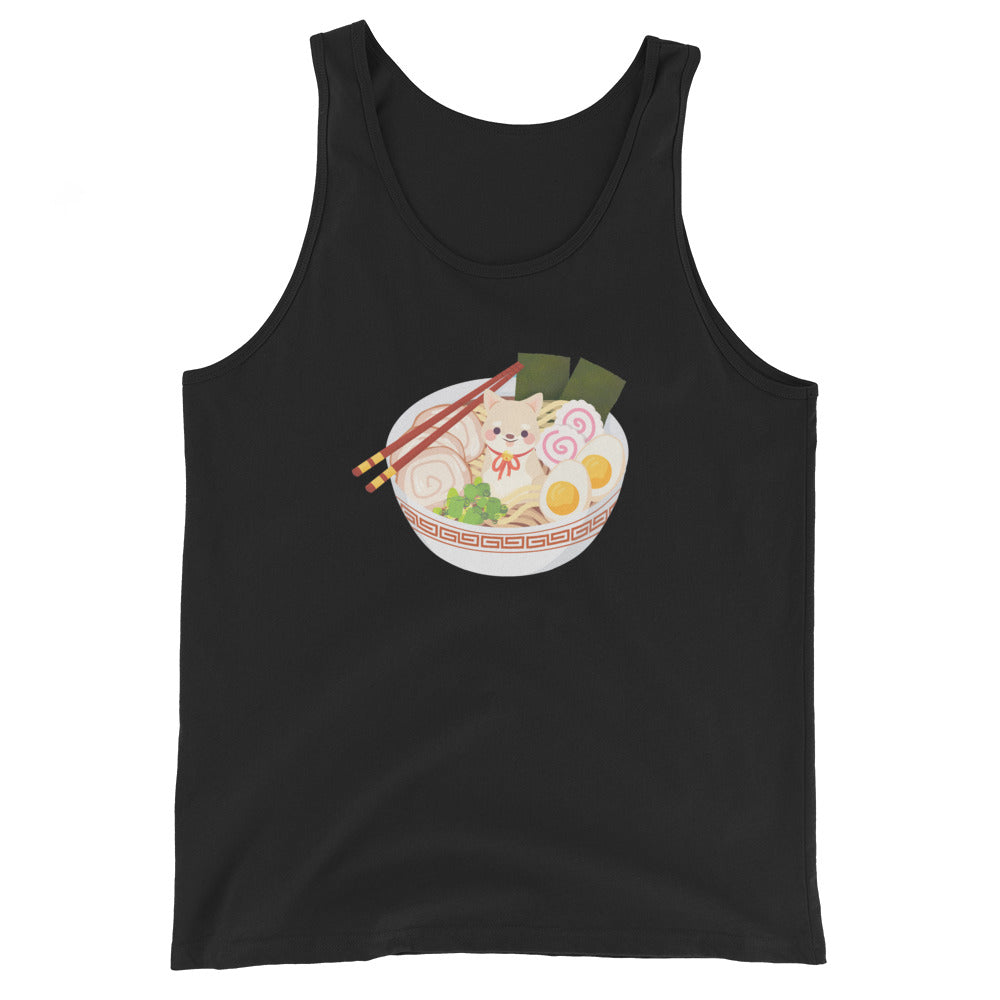 Ramen Shiba / Cream Shiba Unisex Tank Top