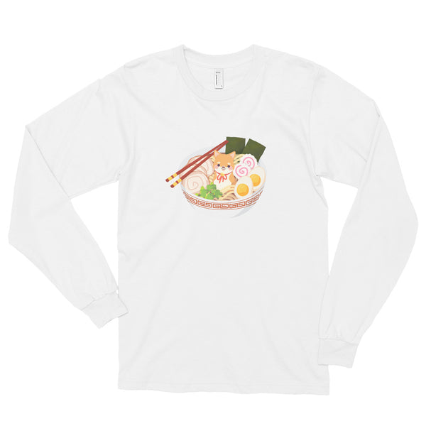 Ramen Shiba / Light Red Shiba Unisex Long-Sleeve Shirt