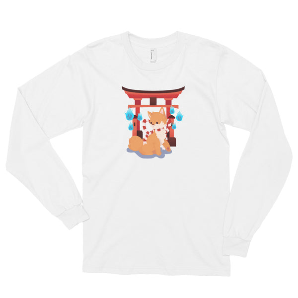 Yokai Shiba / Red Shiba Unisex Long-Sleeve Shirt