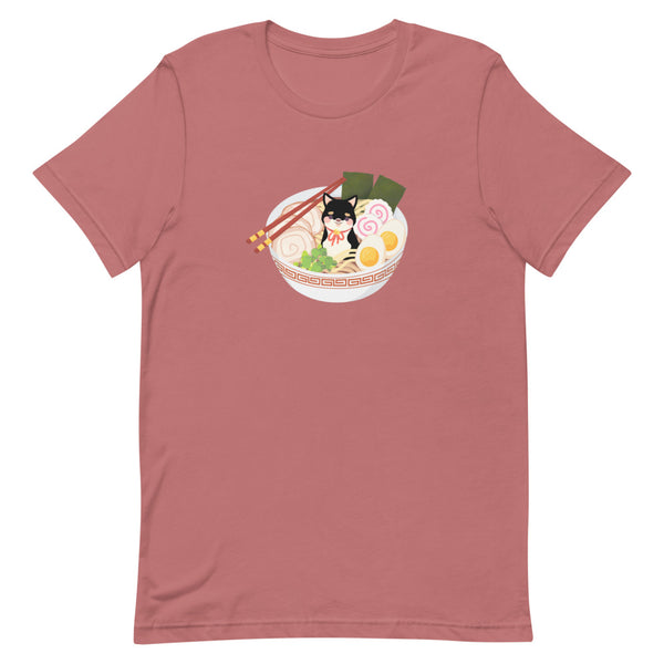 Ramen Shiba / Black and Tan Shiba Unisex T-Shirt