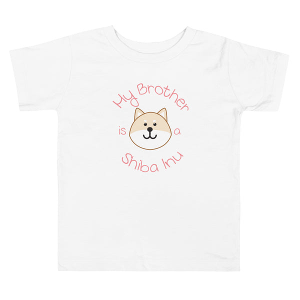 My Brother is a Shiba Inu / Cream Shiba Toddler T-Shirt