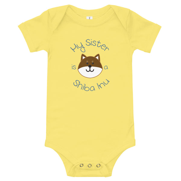 My Sister is a Shiba Inu / Sesame Shiba Onesie (Boy Ver.)