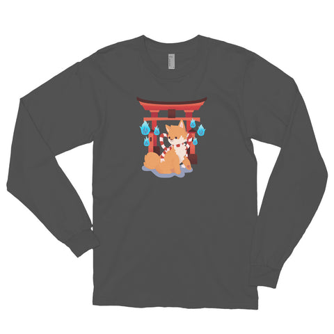 Yokai Shiba / Red Shiba Unisex Long-Sleeve Shirt