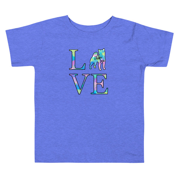 Love Shiba Inu Toddler T-Shirt