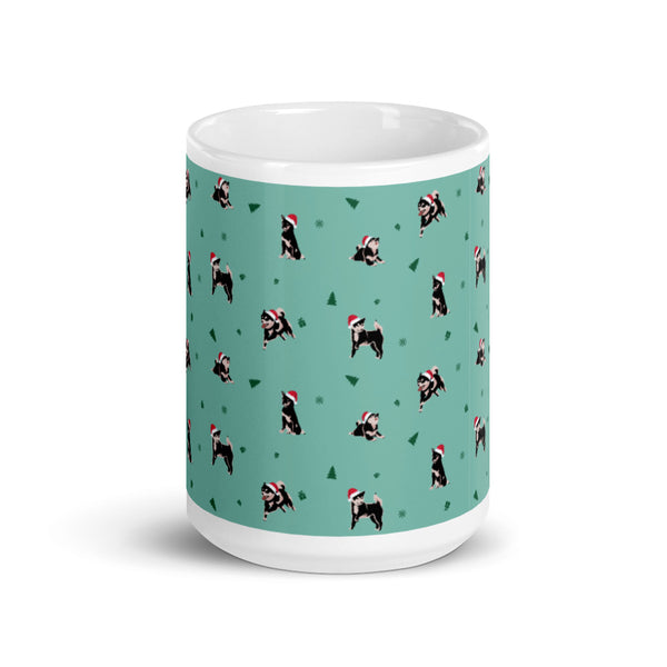 Shiba Inu Christmas / Black and Tan Shiba Mug