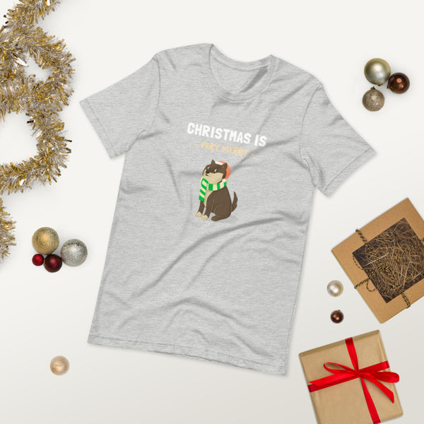 Christmas is Very Merry / Sesame Shiba Unisex T-Shirt