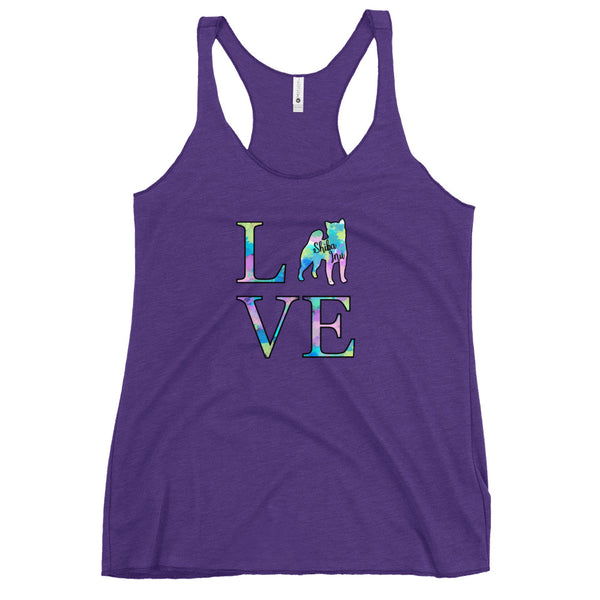 Love Shiba Inu Women's Racerback Tank