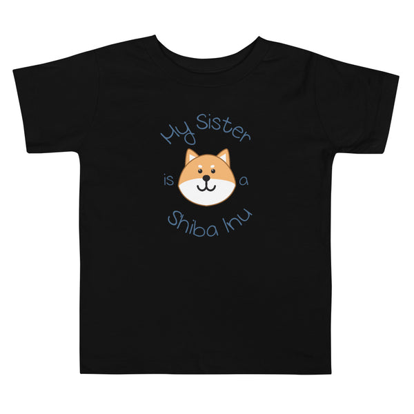 My Sister is a Shiba Inu / Light Red Shiba Toddler T-Shirt (Boy Ver.)