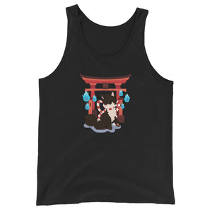 Yokai Shiba / Black and Tan Shiba Unisex Tank Top