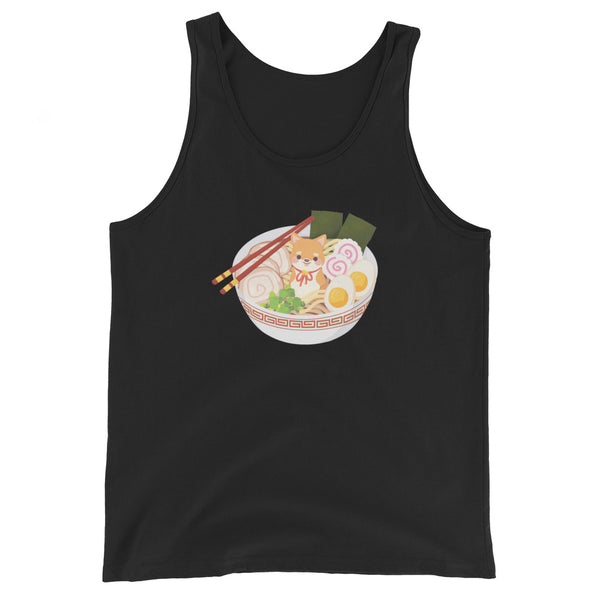 Ramen Shiba / Light Red Shiba Unisex Tank Top