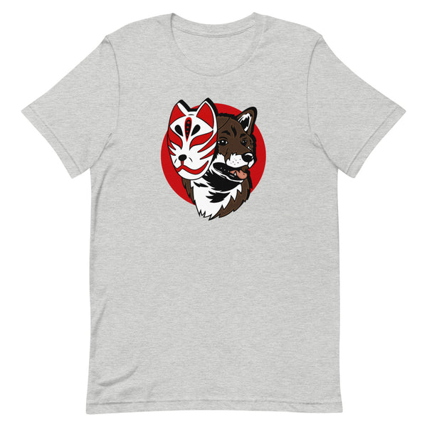 Kitsune Masked Shiba / Sesame Shiba Unisex T-Shirt