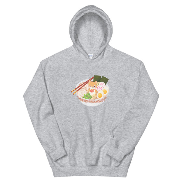 Ramen Shiba / Light Red Shiba Unisex Hoodie