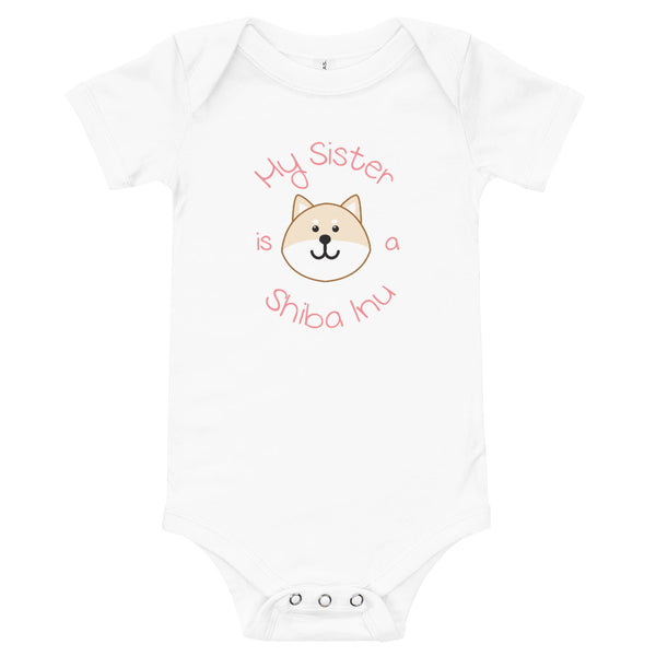 My Sister is a Shiba Inu / Cream Shiba Onesie