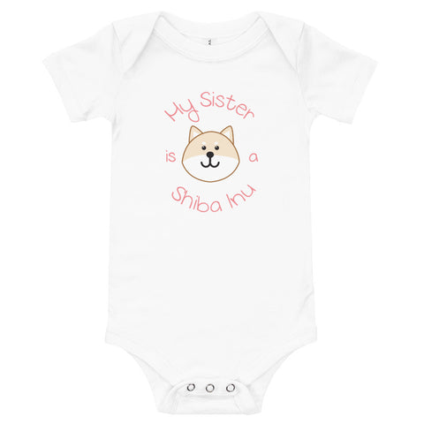 My Sister is a Shiba Inu / Cream Shiba Onesie