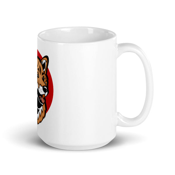 Kistune Masked Shiba / Red Shiba Mug