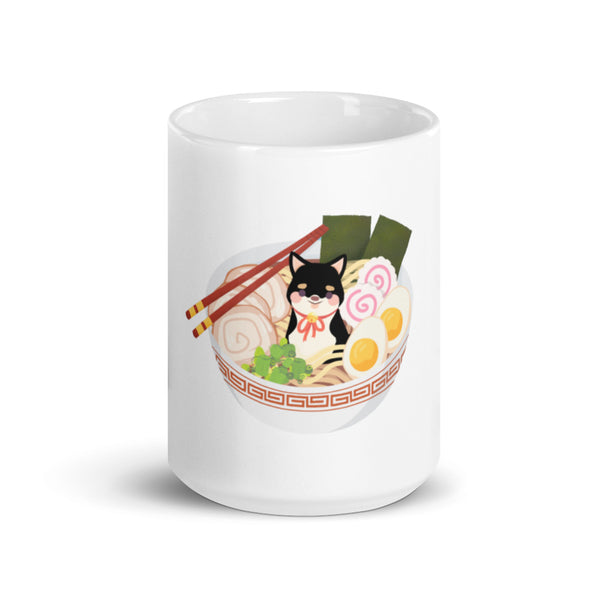 Ramen Shiba / Black and Tan Shiba Mug