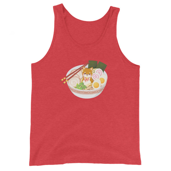 Ramen Shiba / Red Shiba Unisex Tank Top