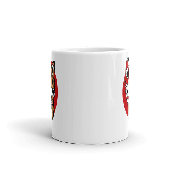 Kistune Masked Shiba / Red Shiba Mug