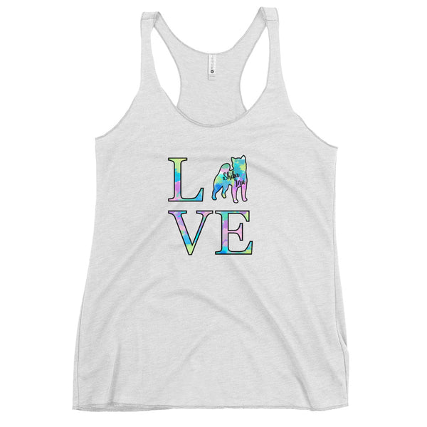 Love Shiba Inu Women's Racerback Tank