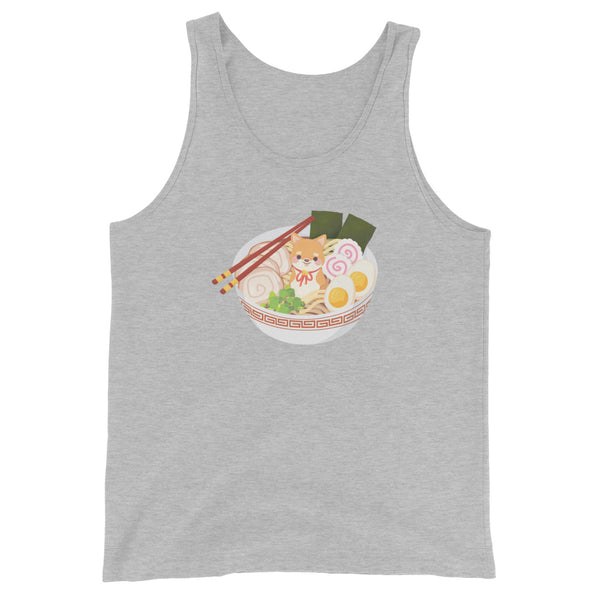 Ramen Shiba / Light Red Shiba Unisex Tank Top