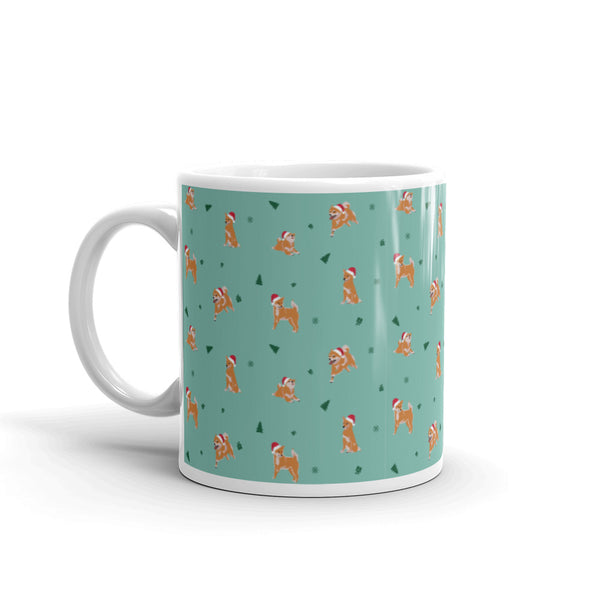 Shiba Inu Christmas / Light Red Shiba Mug