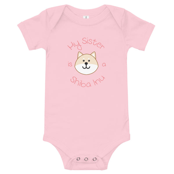 My Sister is a Shiba Inu / Cream Shiba Onesie