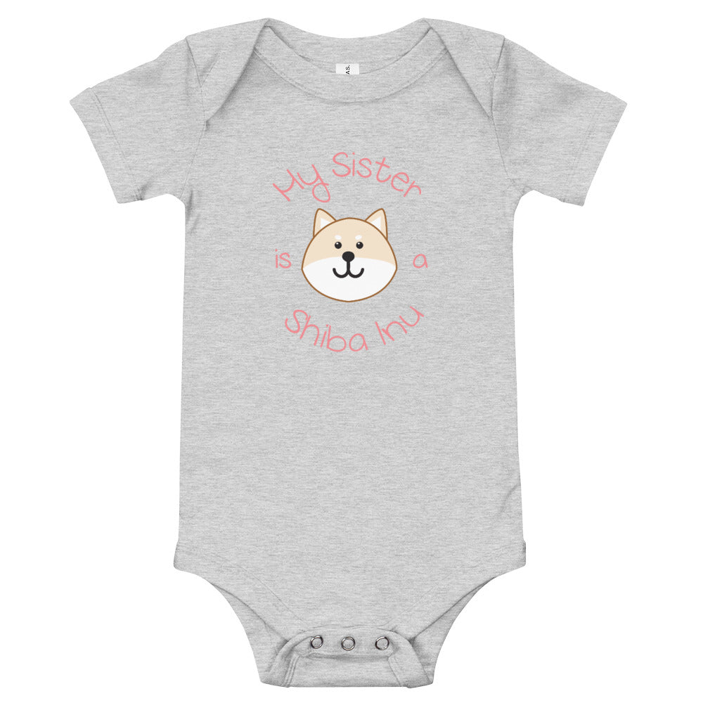 My Sister is a Shiba Inu / Cream Shiba Onesie