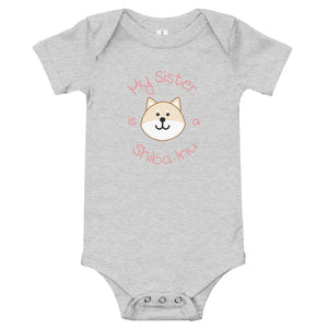 My Sister is a Shiba Inu / Cream Shiba Onesie