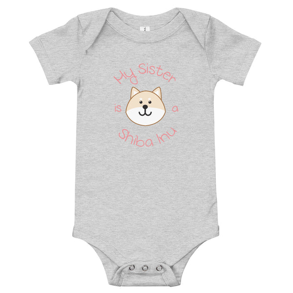 My Sister is a Shiba Inu / Cream Shiba Onesie