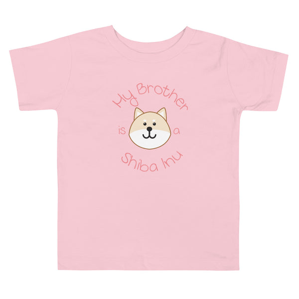 My Brother is a Shiba Inu / Cream Shiba Toddler T-Shirt