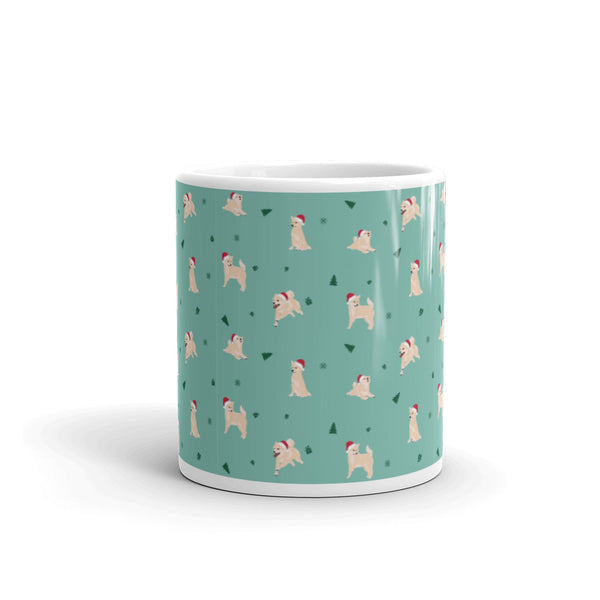 Shiba Inu Christmas / Cream Shiba Mug