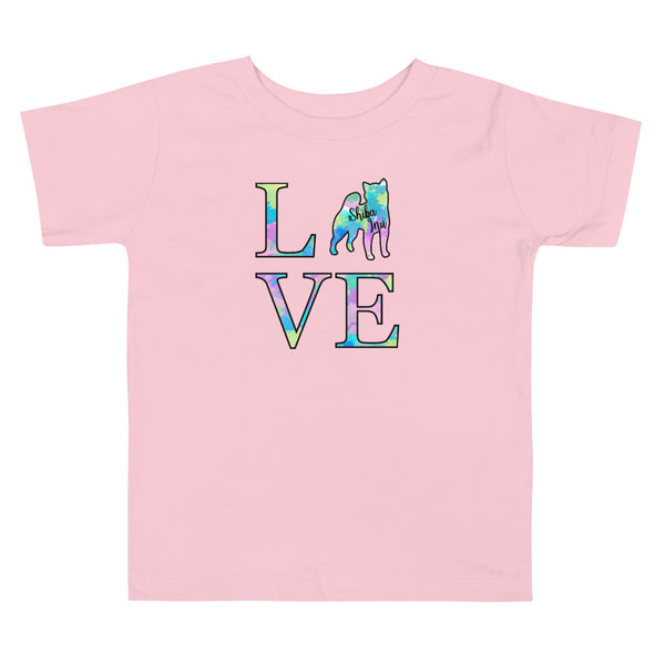 Love Shiba Inu Toddler T-Shirt