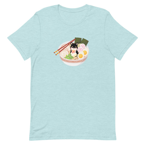 Ramen Shiba / Black and Tan Shiba Unisex T-Shirt