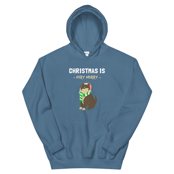 Christmas is Very Merry / Sesame Shiba Unisex Hoodie