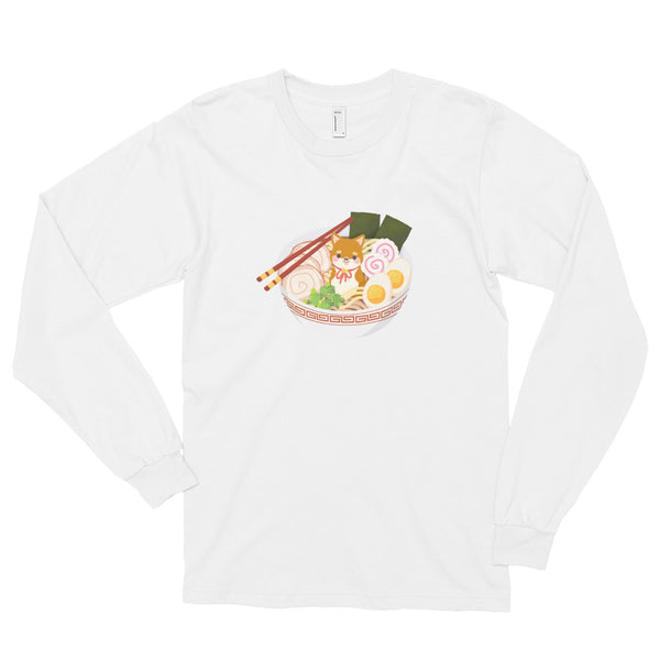 Ramen Shiba / Red Shiba Unisex Long-Sleeve Shirt