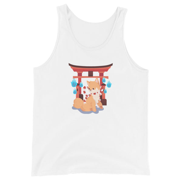 Yokai Shiba / Light Red Shiba Unisex Tank Top